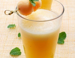 Cocktail di melone e pesche