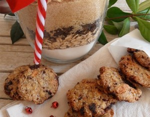 “Cookies in a jar” alle mele e cioccolato