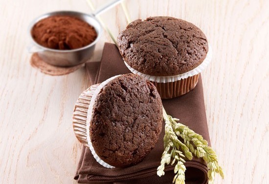 Merenda sana: muffin riso, miglio e cioccolato