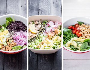 Video ricetta: 3 idee facili per le tue insalate uniche